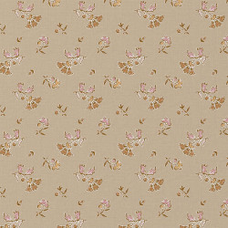 Printed Cotton UDAIPUR Pebble / Pink
